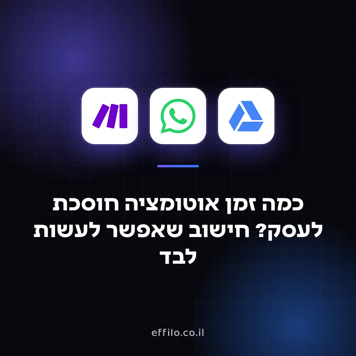 כמה זמן אוטומציה חוסכת לעסק? חישוב שאפשר לעשות לבד